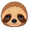 Baby Sloth Face