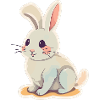 Rabbit Bunny Comic Art