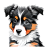 Puppy Dog Owner Australian Shepherd