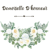 Demoiselle d'honneur floral