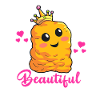Jeg er en smuk kylling nugget Kawaii Nug Life