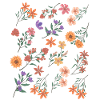 Garden Gardener Flower Motif