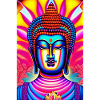 Metal buddha
