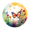 Butterfly in spring