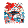 Asia Temple Landscape Art