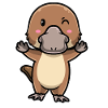 Emoticon ornitorinco kawaii