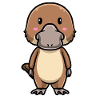 Kawaii Platypus Emoticon