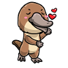 Kawaii Platypus Emoticon