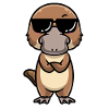 Kawaii Platypus Emoticon