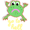 go to hell Frosch