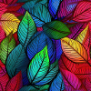 Rainbow Leaf Mosaic
