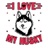 J’aime mon husky