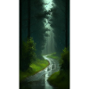 Peaceful forest