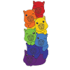 Rainbow Capybara Cute Colorful Capybara for Kids