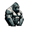Simple Design Gorilla