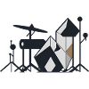Geometric Drum Set