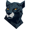 Geometric Panther Polygon Panther