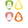 Gitarre Plektrum