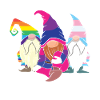 Gnomes Elf LGBTQ Rainbow LGBT Pride Måned