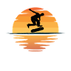 Skateboarding Skateboarder Silhouette Sunset