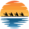 Rowing Mens Sunset