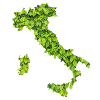 Green Italy Map