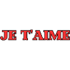 Je t'aime
