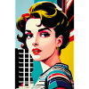 Fille comique