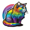 Rainbow cat