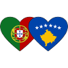 Portugal Bosnia flag heart