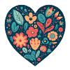 Floral heart