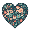 Floral heart