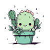 Cute baby cactus