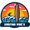 Logo Surfing Vibes Sunset