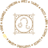 Zodiac circle Leo