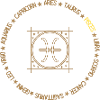Zodiac circle Pisces