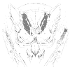 Evil Cat Skull