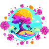 Pink blossom