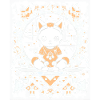 Cosmic Cat in Crystal Mandala