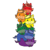 Rainbow Flag Pride LGBTQ Cute Unicorn Stack