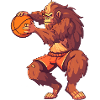 Orangutan Basketball Player
