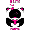 Panda Herz Beste Mama