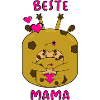 Giraffe Baby Beste Mama