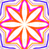 Flower retro tile pattern