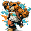 Cool Cartoon Bear