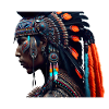 Native Americans with headdresses