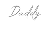 Daddy lettering