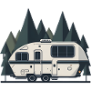 Simple Retro Camper