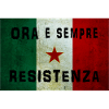 t-shirt ora e sempre resistenza partigiani