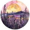 Sunset & Lavender – Colors of Tranquility
